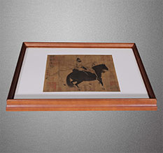 福贡书画装裱配框服务案例